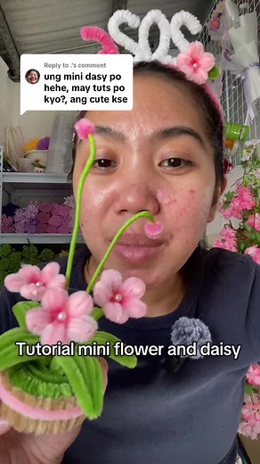Mini Daisy Fuzzy Wire Tutorial for Flower Bouquets