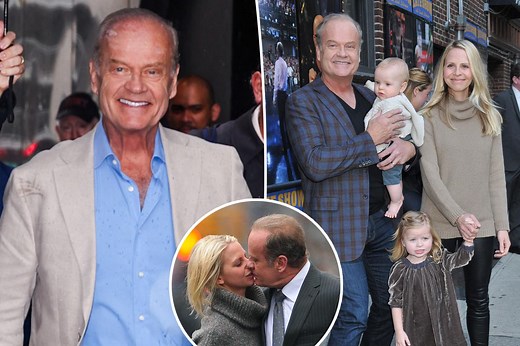 Kelsey Grammer, 70, set to become dad of 8 as wife Kayte Walsh is expecting 4th baby