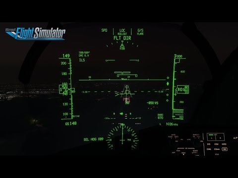 MSFS | Horizon Sim B787-9 HUD Landing at Tampa - VATSIM