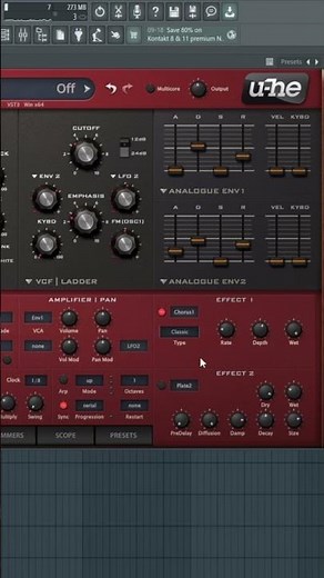 A Vintage 80s Brass Synth in Diva