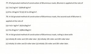 If full grouted method of construction of Bituminous roads, Bit... | Filo