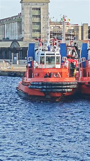 There's something special about seeing these two beautiful tugboats docked side by side – like twin sisters who've spent their whole lives working together on the water. Both painted in that classic red and white, both built strong and steady, both ready to take on whatever the harbor throws at them. They say twins share a special bond, and I imagine these two are no different. Through calm waters and rough seas, sunny days and stormy weather, they've been there for each other, pulling their wei