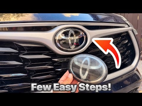 Toyota Highlander (20-24) Front Logo Replacement - Easy!