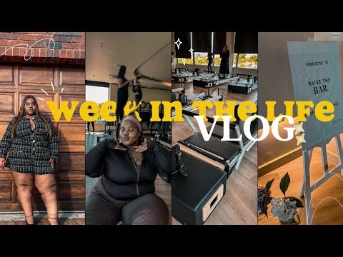 A Week In My Life | Plus Size Pilates, Gym Routine, Sound Bath & Shein Haul | Soft Wellness Vlog