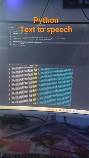 python text to speech#python