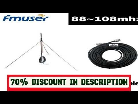 A must-have product! fmuser gp antenna for fm transmitter radio broadcast antenna for 7w 15w 100w