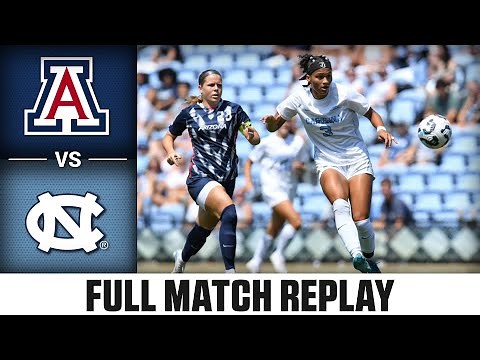 Arizona vs. North Carolina Full Match Replay | 2024 ACC Women's Soccer