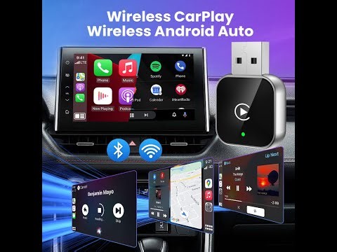 Super Mini 2in1 Wireless CarPlay Adapter Smart Dongle