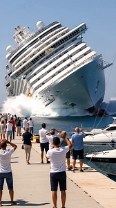812K views · 3.3K reactions | Cruise Ship Crashes Into Dock After Losing Control! #shipdisaster #fyp #viral #reels | Ship Disaster | Facebook