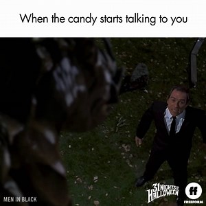 9.2K views · 172 reactions | Anyone with a sweet tooth knows. Watch Men In Black and Men In Black II starting TODAY at 3:05pm/2:05c on Freeform. | 31 Nights of Halloween | Facebook