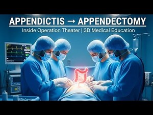 How Appendectomy Surgery is Performed Inside Operation Theater| Appendicitis & Appendix Operation|3D