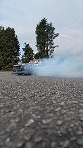 RC Car Destroys itself in seconds! #rccar #burnout #nascar | Tomley RC