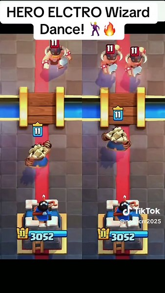 HERO ELECTRO Wizard Dance! — Clash Royale clip