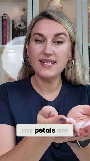 Wafer Paper Roses: Easy Wild Rose Tutorial #shorts