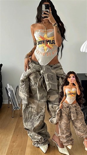 Orit Naor on Instagram: "✨ Want a fashionable doll character image? ✨ Upload your photo to ChatGPT and paste this prompt 👇 A stylized mini-me fashion doll character inspired by the reference image, large head and small body proportions, premium fashion doll anatomy, expressive face with confident, slightly grumpy cool-girl attitude, hairstyle, outfit, colors and accessories matching the reference image, oversized streetwear-inspired clothing with realistic fabric textures, urban fashion aesthet