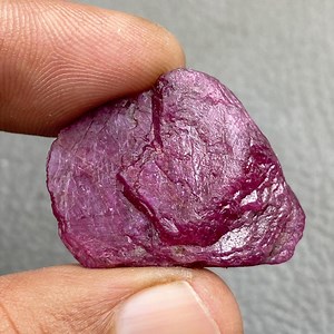 Raw Red Ruby Crystal: 46 Carat Uncut Stone for Chakra Healing - Etsy