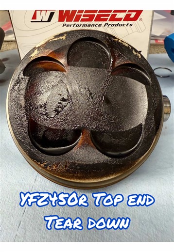 Yamaha YFZ450R Top End Teardown Insights