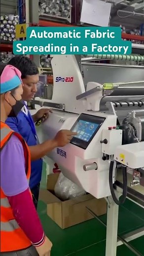 OSHIMA Smart Fabric Spreading Machine - IoT Connectivity