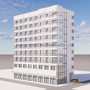 [Hot Item] High Rise Strong Steel Structure Hotel Prefabricated Commercial Residential Building