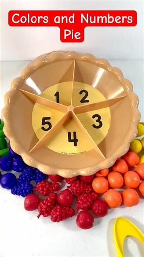 Numbers and Colors | Super Sorting Pie | Like & Subscribe 🥰