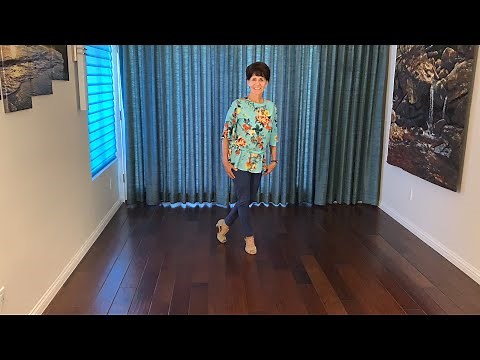 Strait Cha Cha line dance demonstration and tutorial by Stephie