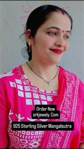 925 Sterling Silver Mangalsutra / Silver Jewelry / SRK JEWELLERS