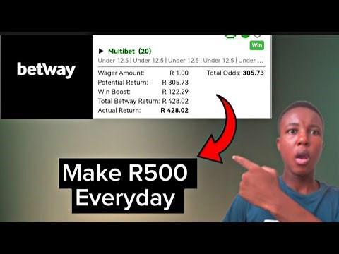 I win Betway Daily Betslips (how to win R500 Everyday on Betway 😱)