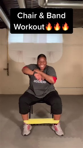 Chair & Band Workout Tips for #TikTokFitness Challenge