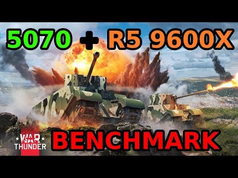 WAR THUNDER : 2K ULTRA SETTINGS | RTX 5070 + R5 9600X | FPS Test