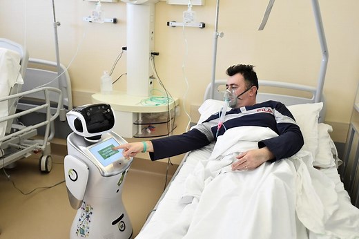 Tommy the robot nurse helps keep Italy doctors safe from coronavirus