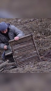 Building a Hanging Shelter on a Tree for the Winter | Wild Survival