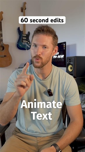 Animate text in Adobe Premiere Pro #premierepro #animation #editing