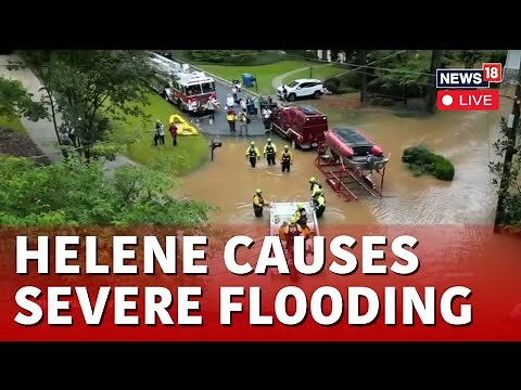 Hurricane Helene 2024 LIVE | Helene, Major Category 4 Hurricane, Makes Landfall In Florida | N18G