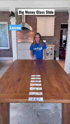 152K views · 405 reactions | Big money glass slide! Don't let it fall!  #glassslide #bigmoney #challenge #familychallenge | Klem Family | Facebook
