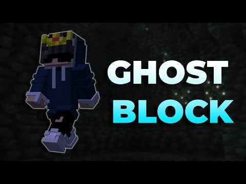 HOW TO MAKE GHOST BLOCKS| minecraft |