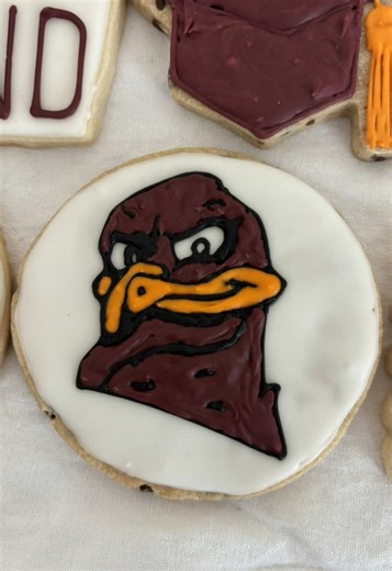 Graduation Celebration with Hokies Sugar Cookies