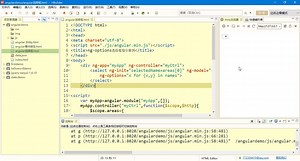 【学亮开讲】AngularJS选择框指令案例-使用对象创建下拉框