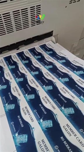 Kartu Nama Custom Member Card Desain Loyalty Card - A3+ Art Carton