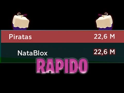 COMO OBTENER BOUNTY *Rapido* EN BLOX FRUITS | Roblox