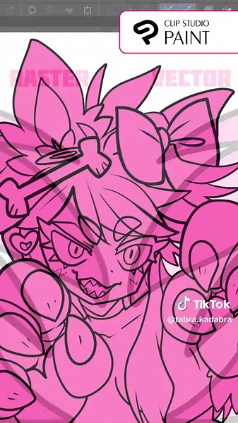 Once I started using vector layers to line my art in #clipstudiopaint, I've never looked back. #arttips #drawingtips #clipstudio #digitalart #wacom #ipad