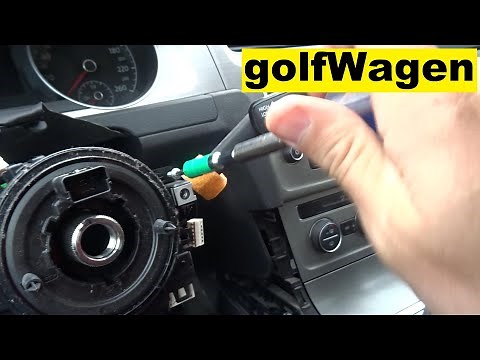 VW Golf 7 clock spring replacement