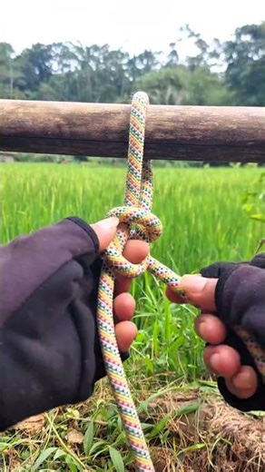 tips and tricks 👍✅️ 🪢 #knot #rope #knottrick #climbing #diy #tutorial #asmr #snake
