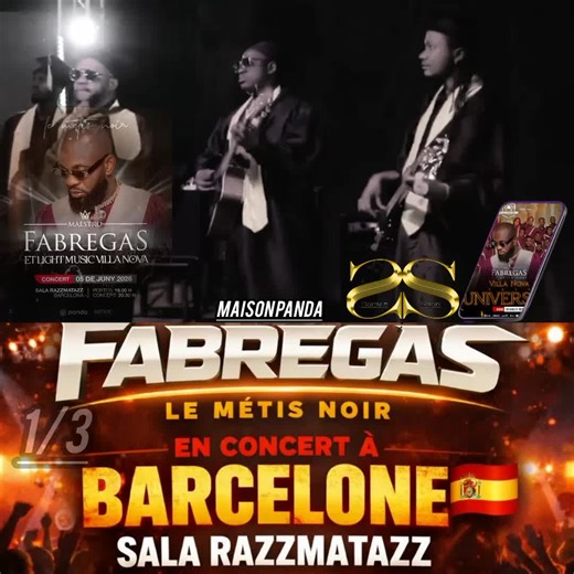 🇪🇸 Fabregas Le Métis Noir Faiseur des Stars ET TOUTE L'ÉQUIPE LM Villa Nova AU GRAND COMPLET EN CONCERT À RAZZMATAZZ BARCELONE 💙❤️🇪🇸 BOM DIA UNIVERSITY OF THE‼️ WORLDhttps://www.musikaze.net/web/?menu=36&pagina=&siteID=fabregaslemetisnoir #Barcelone #Barcelona #espa #fabregas_le_metis_noir #VillaNova #RABILSON