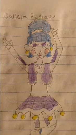 Ballora Redraw #fnaf #fancreation#fanart #fivenightsatfreddys #art #fanwork #drawing #fnaf5 #fnafsl