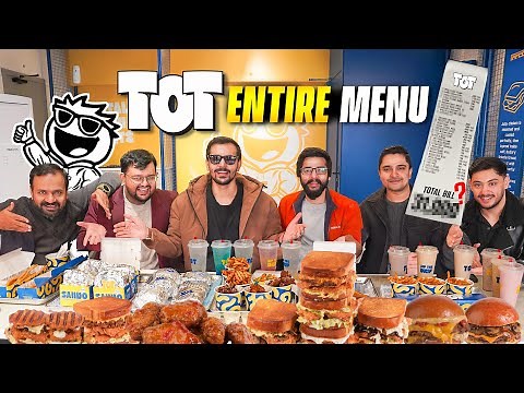 Entire Menu of My Restaurant TOT - Most Economical Entire Menu?😨