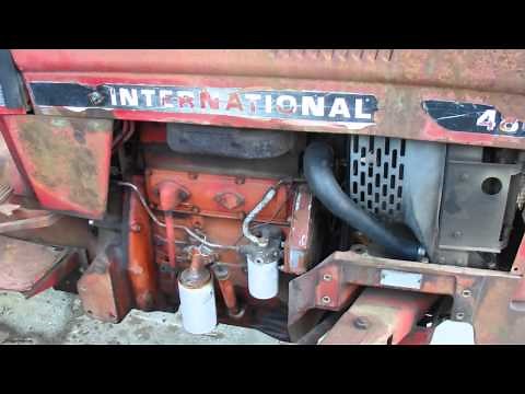 1980 International 484 start and walk around pre-restoration
