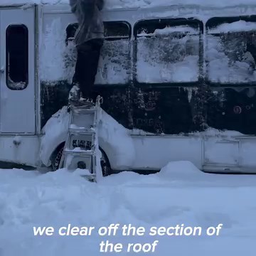 1.3K views · 35 reactions | Winter's wrath unleashed! The wood stove is burning bright, fighting off the icy chill. @wanderbusbuilds | Cubic Mini Wood Stoves | Facebook