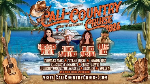 Now this is going to be fun! Head out on the Cali Country Cruise for some good times and great music! I have an exclusive presale running all weekend using the code FRIENDS25 and you'll receive special perks including $100 off per cabin, $100 on board spending credit & only $50 deposit to hold your cabin! Book here: https://calicountrycruise.com/secret 🗓️ Aug 29-Sept 1, 2026 🏙️ Los Angeles ➡️ 🏖️ Ensenada, Mexico Amazing performances, life-long memories & nonstop good times on the Carnival Pan