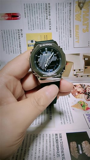 卡西欧GM-2100黑武士太阳能蓝牙表开箱实测！中学生运动党必备？好用吗？值得推荐吗？