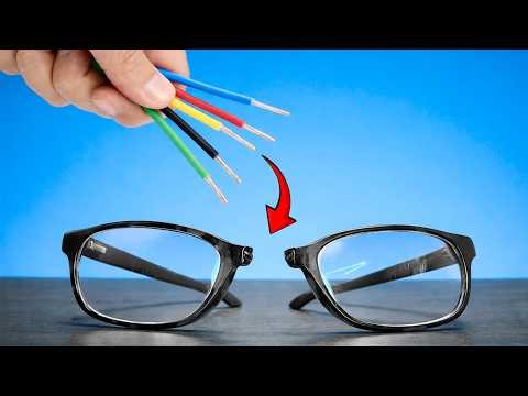 Plastic Welding Secret! Ingenious Way To Repair Broken Eyeglasses Into Like New